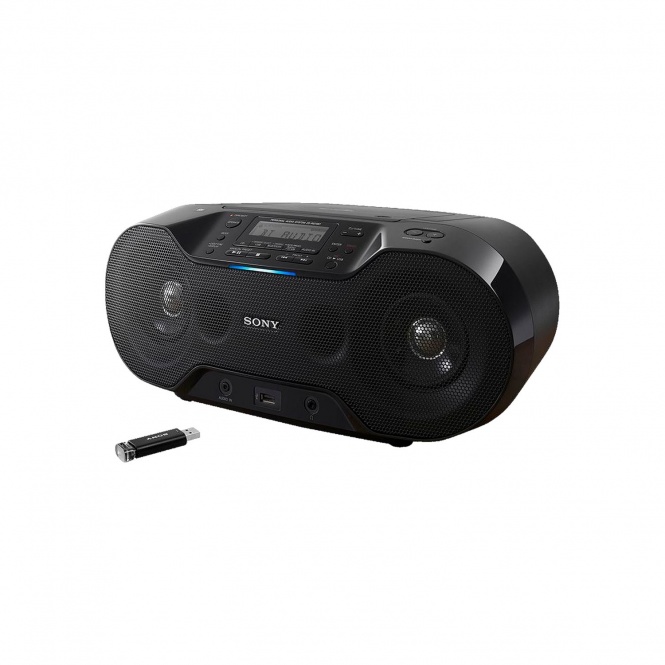 CD-Player Sony ZS-RS60BT , USB, Bluetooth, MP3, schwarz, Gewicht 3,3kg 